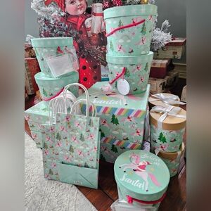 Molly and Rex Rare Unicorn Stacking Gift Boxes 📦 🦄 🎅  $10 per each